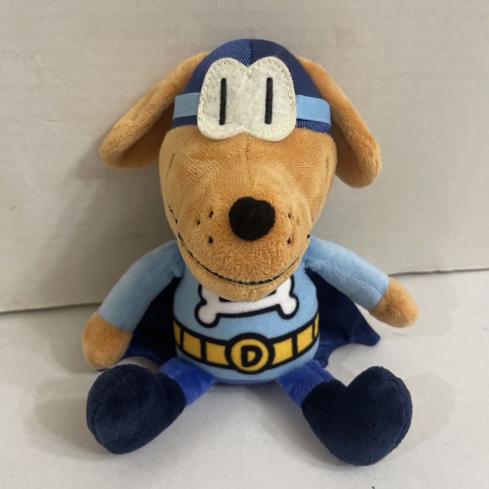Dog Man Bark Knight Plush Toy 9 Inch Dav Pilkey Book Series Stuffed Animal